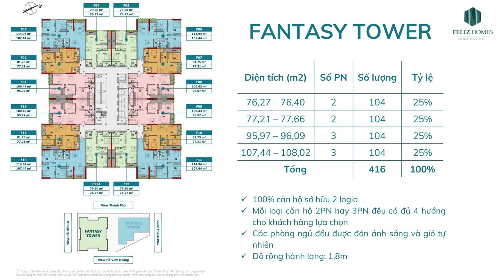 Thiết kế chi tiết căn hộ tòa Fantasy Chung cư Feliz Homes Hoàng Mai Hà Nội