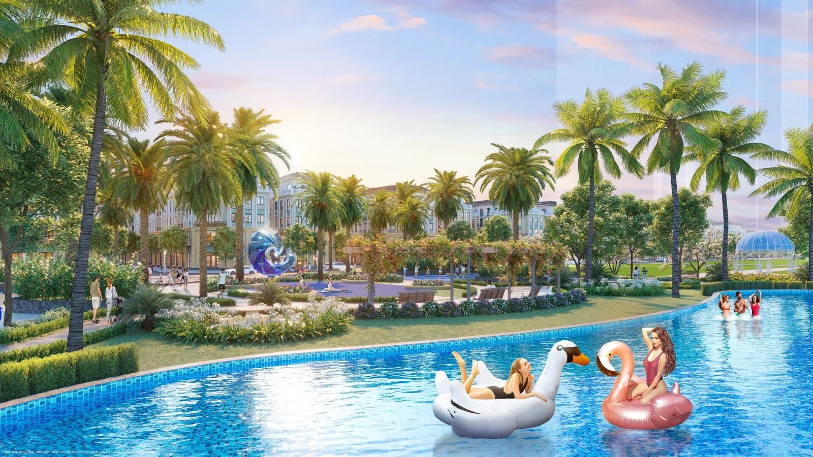 tiện ích dự án vinhomes ocean park 3 the crown